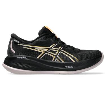Imagem de ASICS Tênis de corrida feminino Gel-Cumulus 26 GTX, Preto/laranja estádio, 42