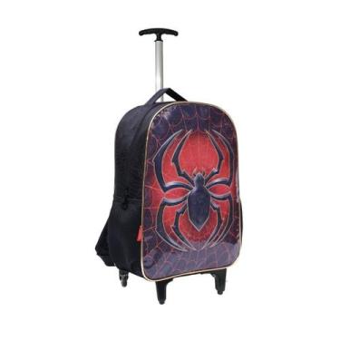 Imagem de Mochila De Rodinhas Escolar Grande Infantil Spider Meninos - Rocie, Pr