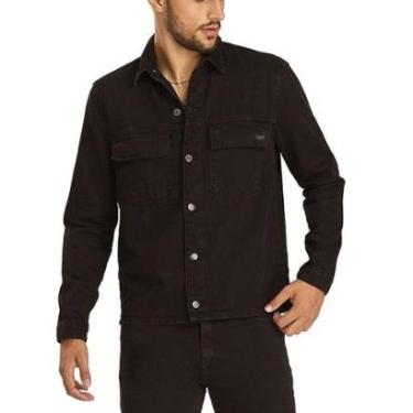 Imagem de Jaqueta Jeans Masculina Max Denim Preto-Masculino
