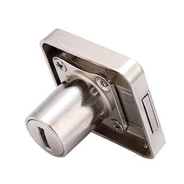 Imagem de Naroote Fechadura Durável Reutilizável da Mobília do Fechamento da Gaveta para o Armário de Exposição Anti-roubo do Escritório Agregado Familiar, Fechadura Chave Liga de Zinco para a Segurança