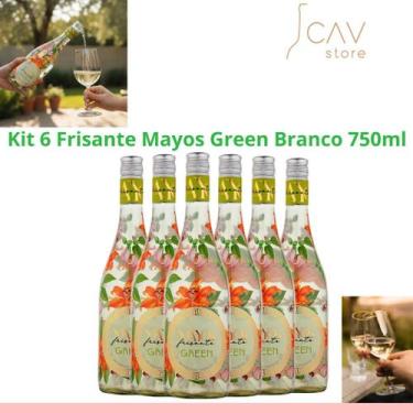 Imagem de Kit 6 Frisante Mayos Green Branco 750ml Leve, Refrescante e Aromático