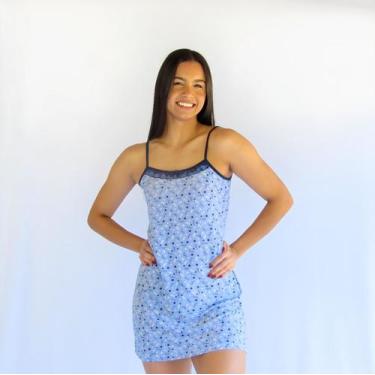 Imagem de Camisola Malha Fria Toque Suave com calcinha - Freire Company, Multico