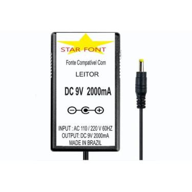 Imagem de Fonte DC 9V para Leitor Fixo de Código de Barras Bematech S3200 - Bivo