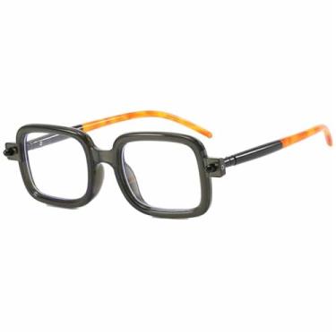 Imagem de Óculos de Sol Bicolor Feminino Punk Masculino UV400 para Esportes ao Ar Livre, Corrida e Ciclismo, Amarelo, Cinza e Transparente