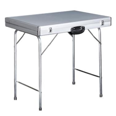 Imagem de Caixa de exibição de joias de liga de alumínio à prova d'água com suporte dobrável, colar e estojo de exibição de acessórios para barracas de mercado, feiras e eventos ao ar livre, 70 x 50 cm