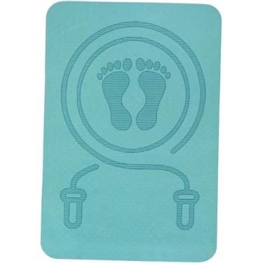 Imagem de Pular corda esteira de exercício de fitness isolamento acústico à prova de choque pular corda esteira para treinamento de pilates