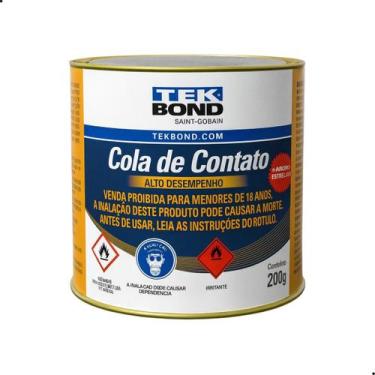 Imagem de Cola de Contato Tekbond 200g Colagem Profissional
