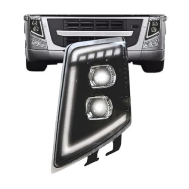 Imagem de Lente Farol Principal Dianteiro e DRL Full LED Para Volvo FM FH 2009 a 2014 Lado Esquerdo 21035638