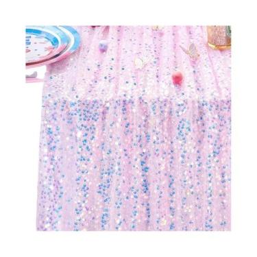 Imagem de Caminho De Mesa De Natal Com Lantejoulas Iridescentes Para Decoração D