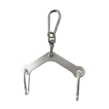 Imagem de menolana Barra de tração com alça antiderrapante, acessório multifuncional para exercícios de ginástica, ideal para fortalecer tríceps, costas e braços, Style B