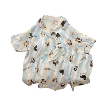 Imagem de Conjunto De Pijama Feminino Com Estampa De Pinguim, Manga Comprida, Go
