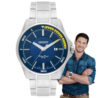 Imagem de Relógio Orient Masculino Analógico Prata MBSS1296 D1SX