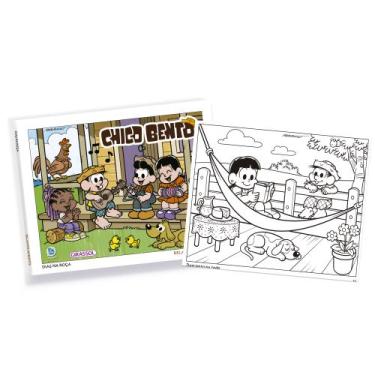 Imagem de Livro - Chico Bento - Dias na Roça: Relaxing Moments - Livro de colori
