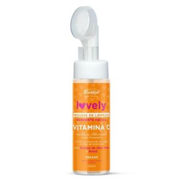 Imagem de Mousse facial vitamina c 150ml lovely face beautiful