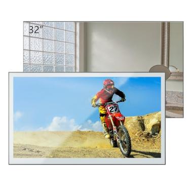 Imagem de Soulaca Tela Espelhada Led 4K De 32" À Prova D'Água Para Banheiro, Sistema Inteligente Goo-Gle, Wi-Fi, Bluetooth, Controle Voz, Atsc Dtv, Publicidade Em Hotéis E Ambientes Internos, Android