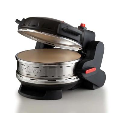 Imagem de FORNO ARIETE DE PIZZA ELÉTRICO DUPLO PRETO 400ºC 2100W 220V 00C092701RBR