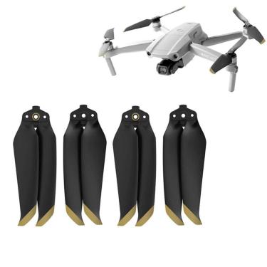 Imagem de 2 Pares de Hélices para Drone DJI Mavic Air 2/Air 2S - Dourado