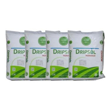 Imagem de Fertilizante Solúvel DRIPSOL MORANGO 4kg - Alto Rendimento e Qualidade