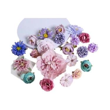 Imagem de Flores Artificiais De Seda Multicoloridas Para Decoração De Casa, Casa