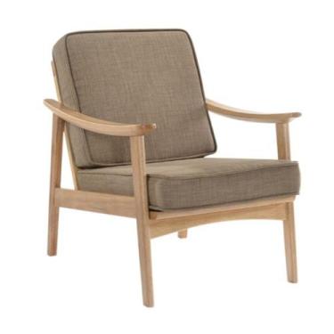 Imagem de Poltrona Amy na Cor Marrom Claro - rivatti