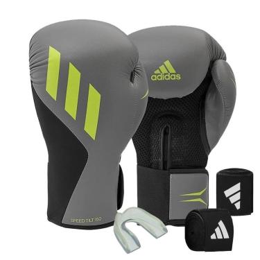Imagem de Luva de Boxe adidas Speed TILT 150 e Bandagem 2,55m e Bucal Simples-Unissex