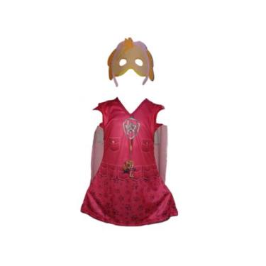 Imagem de Fantasia Roupa Infantil Skye Com Máscara - Bililika, Rosa, PP