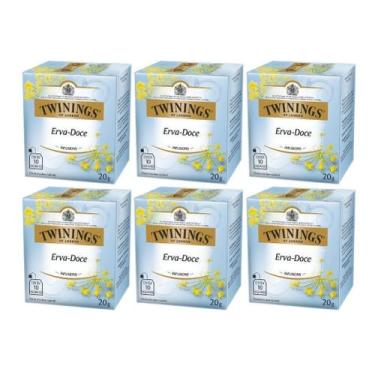 Imagem de 60 Sachês, Chá Twinings, Erva Doce