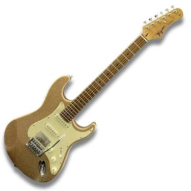 Imagem de Guitarra Tagima Strato Tg580 Gdsk Dourada Hss Escala Clara