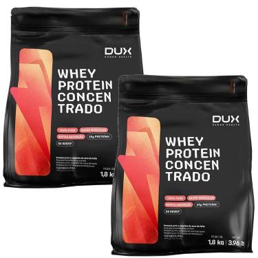 Imagem de Kit 2X Whey Protein Concentrado - 1800g Refil Chocolate - Dux Nutrition-Masculino