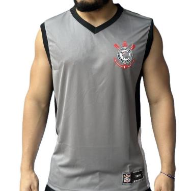 Imagem de Regata Corinthians Basquete 80576 Cinza-Masculino