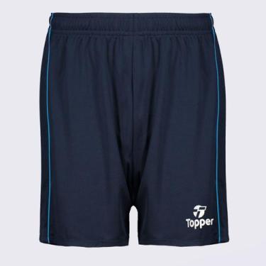 Imagem de Calção Topper Thunder Juvenil Marinho, 8 ANOS