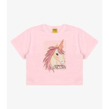 Imagem de Blusa Meia Malha Menina Rovi Kids Rosa, 16, Rosa