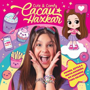 Imagem de Livro - Cacau Haxkar Cute & Comfy - Livro de Colorir para Crianças