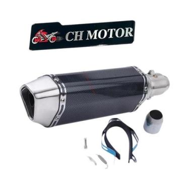 Imagem de Escapamento Universal De 38-51mm Para Motocicletas, ATV E Motos De Rua