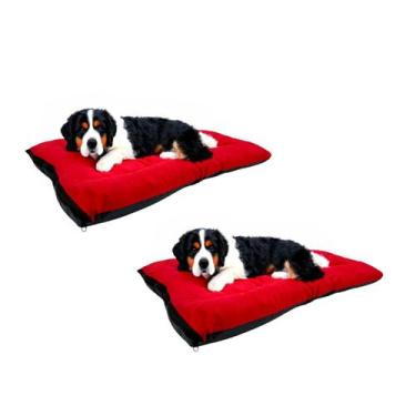 Imagem de 2x Cama Pet Colchonete Médio Futon para Cachorros Impermeável - Supri 