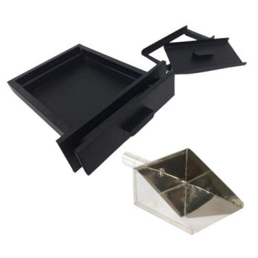 Imagem de Kit Gaveta Preta Cinzas E Pá Cinzas, Para Churrasqueiras - INOX LAURIN