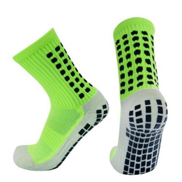Imagem de Meia Antiderrapante Futebol Esportivo Profissional Meião Tipo Trusox P