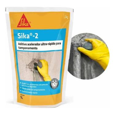 Imagem de Aditivo-Pega Acelerador Para Vedar Infiltrações Ultra Rapido 1L - Sika