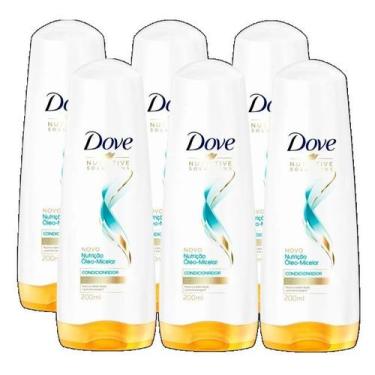 Imagem de kit 6 Condicionador Dove Nutrição Óleo Micelar 200ml