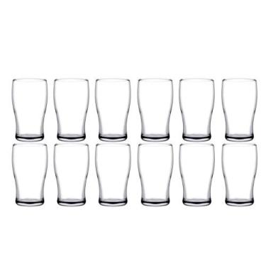 Imagem de Conjunto 12 Copos Vidro Cerveja Iris 285ml Chopp Tulipa - Glass4you