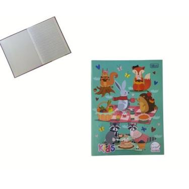 Imagem de Caderno Caligrafia de Brochura Kids 40 folhas Capa:Verde Claro - Tilib