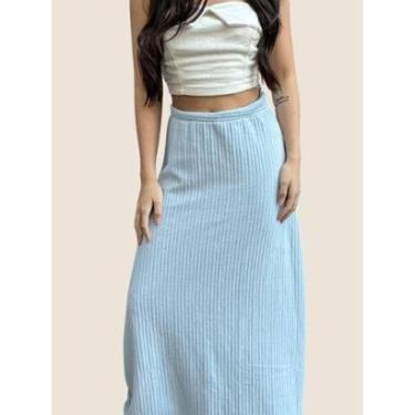 Imagem de Saia Feminina Longa Ampla Usemodo-Feminino
