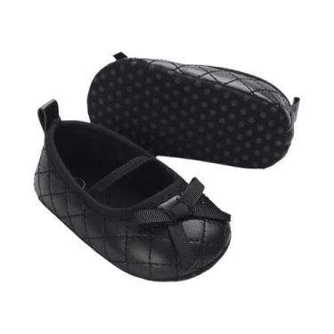 Imagem de Sapatos De Balé Mary Jane Antiderrapantes Para Bebês Recém-Nascidos, C
