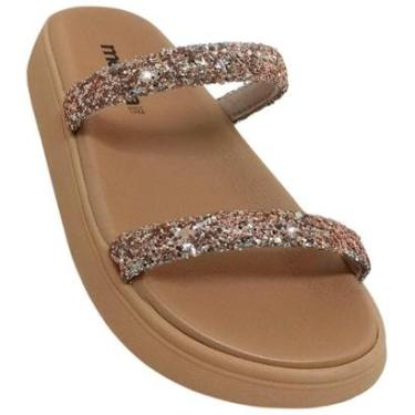 Imagem de Chinelo Moleca Rasteirinha Feminino Com Tiras Brilhante-Feminino