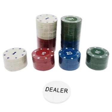Imagem de Jogo Poker com 100 fichas - IMPORIENTE
