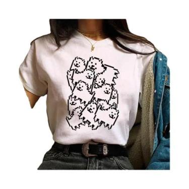 Imagem de Undertale camisetas femininas designer comic tshirt menina harajuku ro