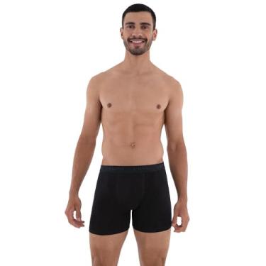 Imagem de Cuecas Boxer, Lupo, Masculino, Preta, GG