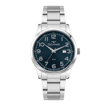 Imagem de Relógio Technos Masculino Ref: 2115uch/1a Classic Prateado