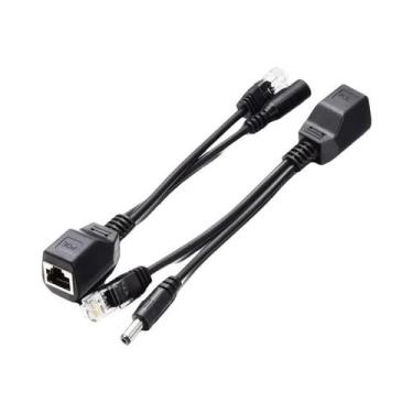 Imagem de Kit PoE Injector e Splitter Passivo para Câmera IP, Módulo de Alimenta