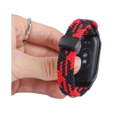 Imagem de Pulseira Magnética De Nylon Trançado Para Xiaomi Mi Band 9 8 10, Elást